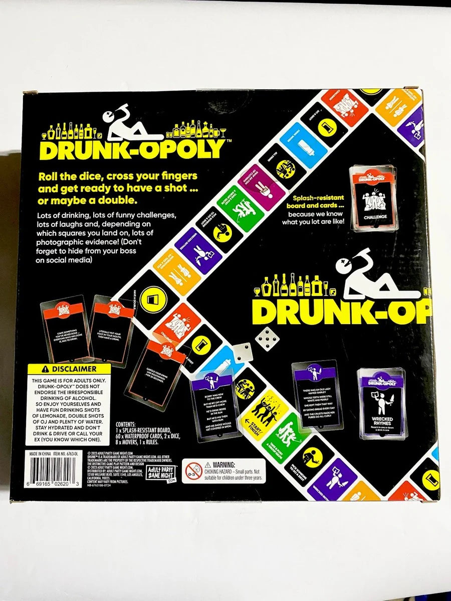 Drunkopoly Board Game